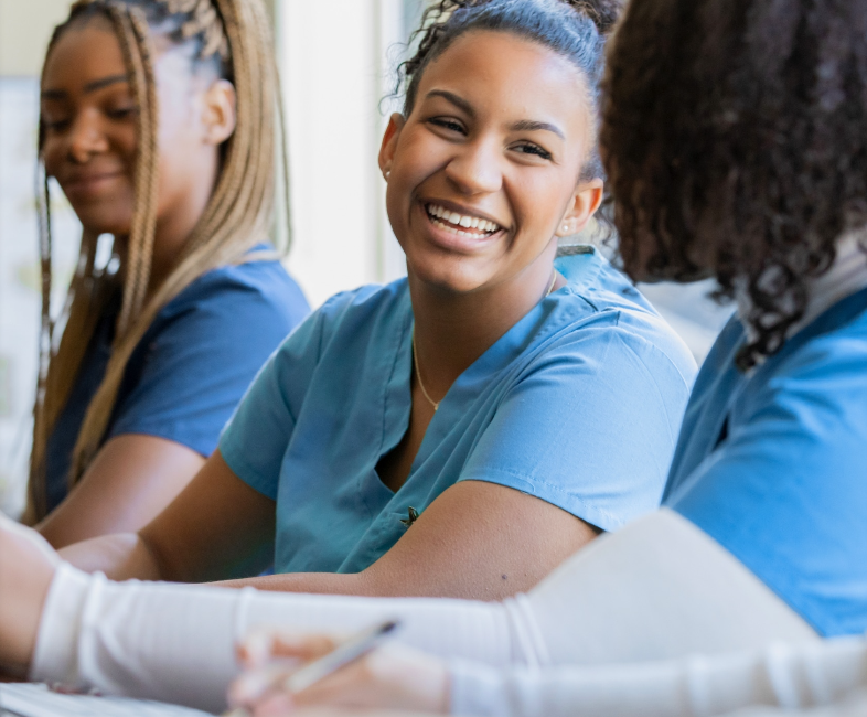 Clinicians smiling